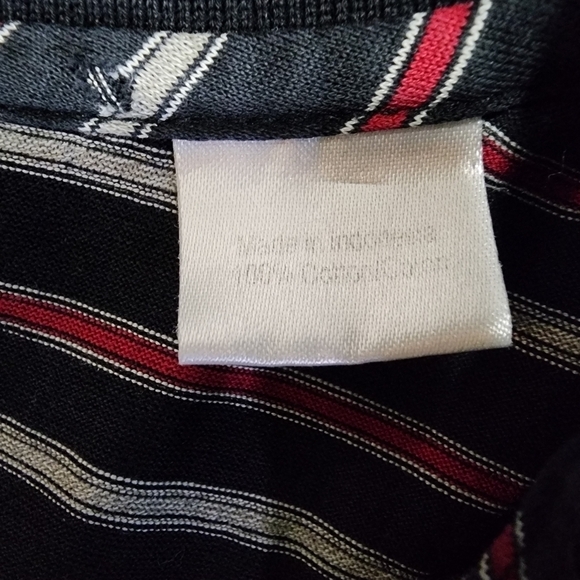 3/$25 Bobby Jones Players Polo Golf Striped Short Sleeve Shirt - Large - Picture 6 of 7